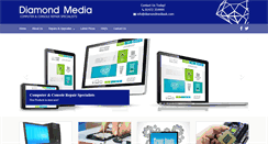 Desktop Screenshot of diamondmediauk.com