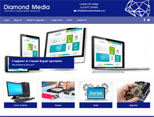 Tablet Screenshot of diamondmediauk.com